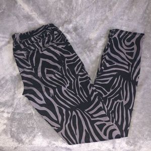 Zebra jeggings